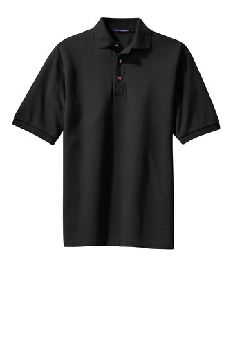 Men's Cut Heavyweight Cotton Pique Polo K420