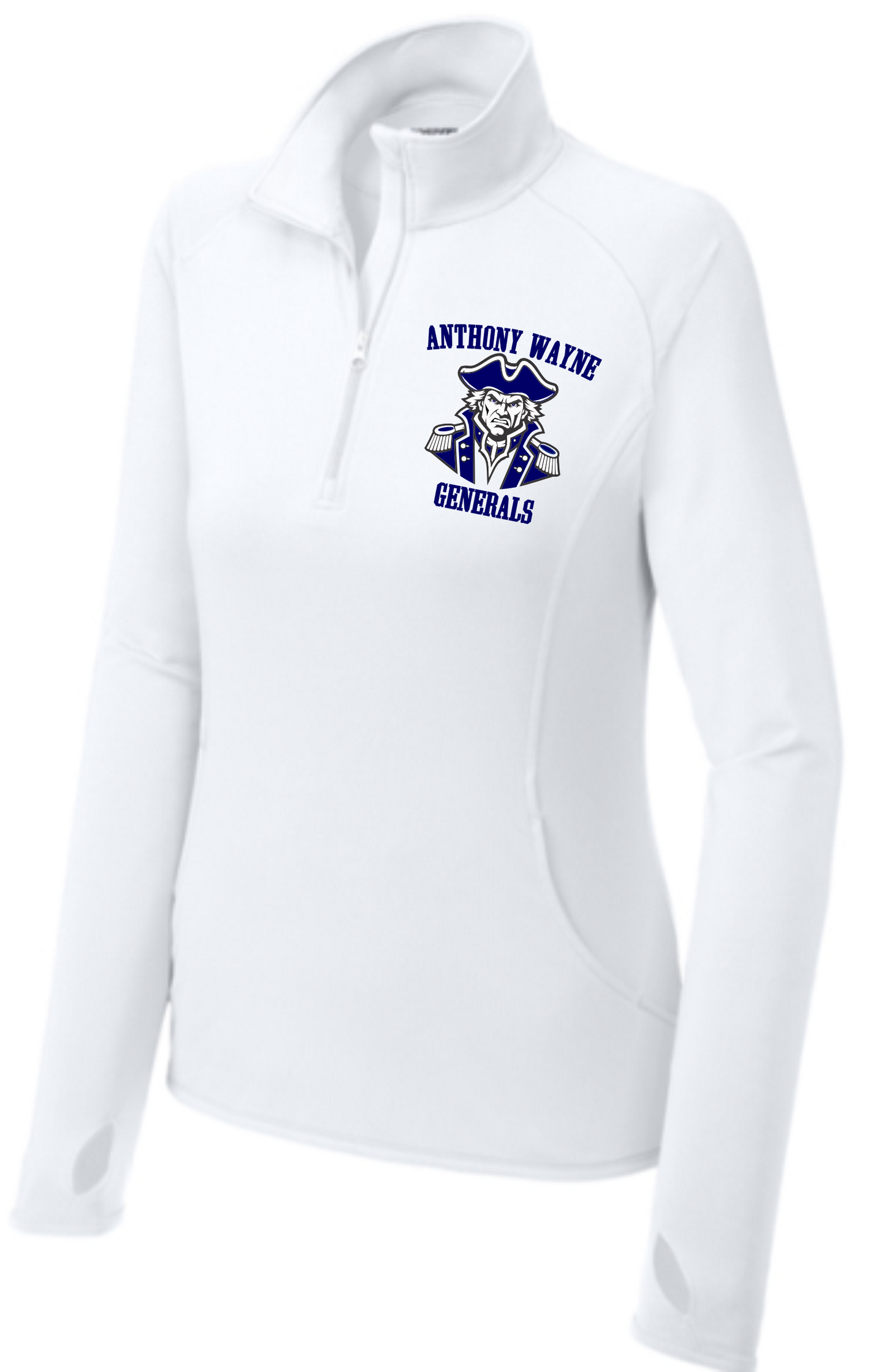 Sport-Wick Dry Fit 1/4 Zip Ladies Cut Pullover AW
