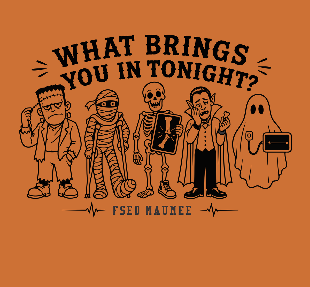 Bella+Canvas Unisex Short Sleeve Tee - Halloween FSED
