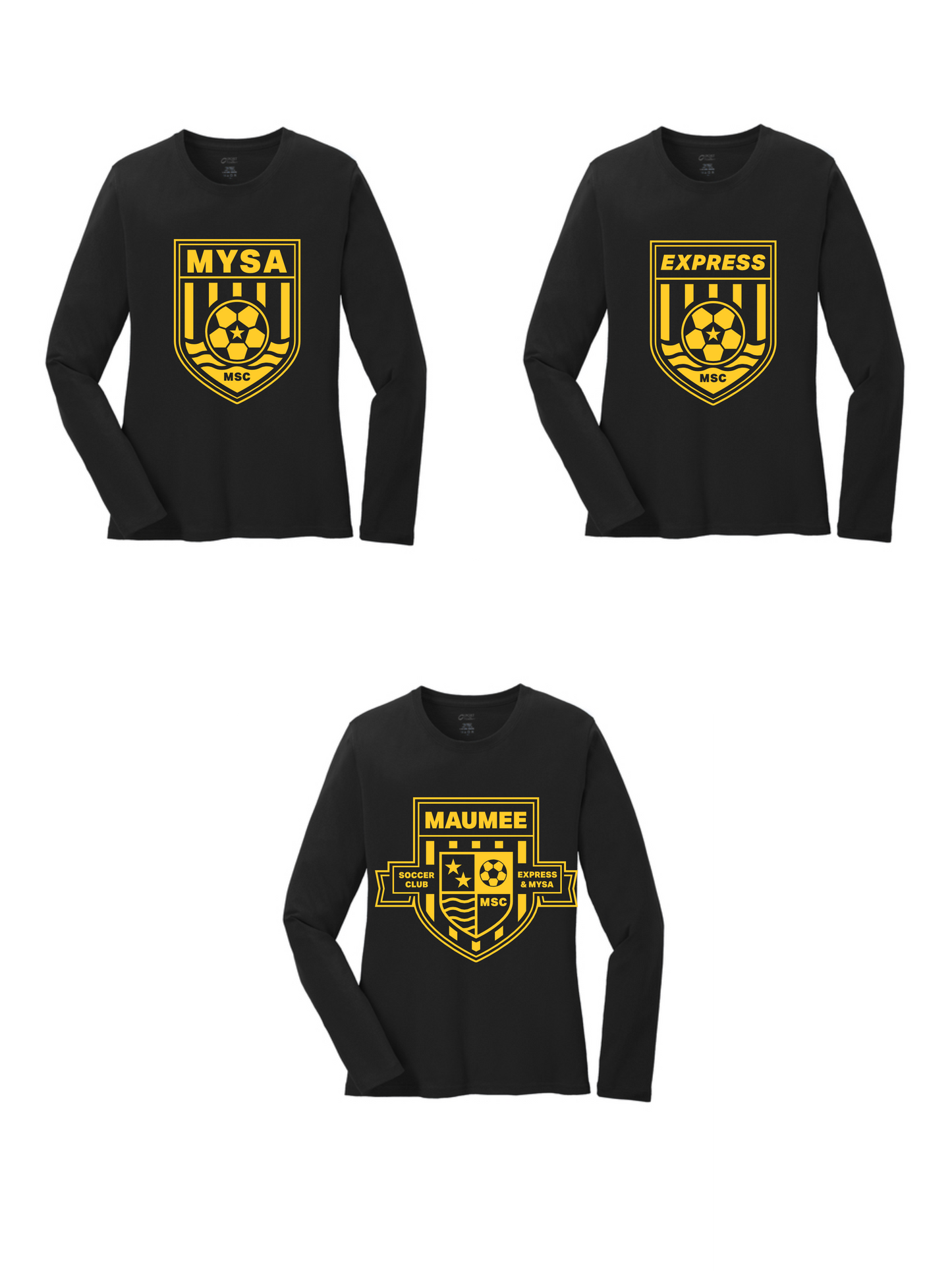 Port & Co WOMEN'S Long Sleeve Core Cotton Tee MSC