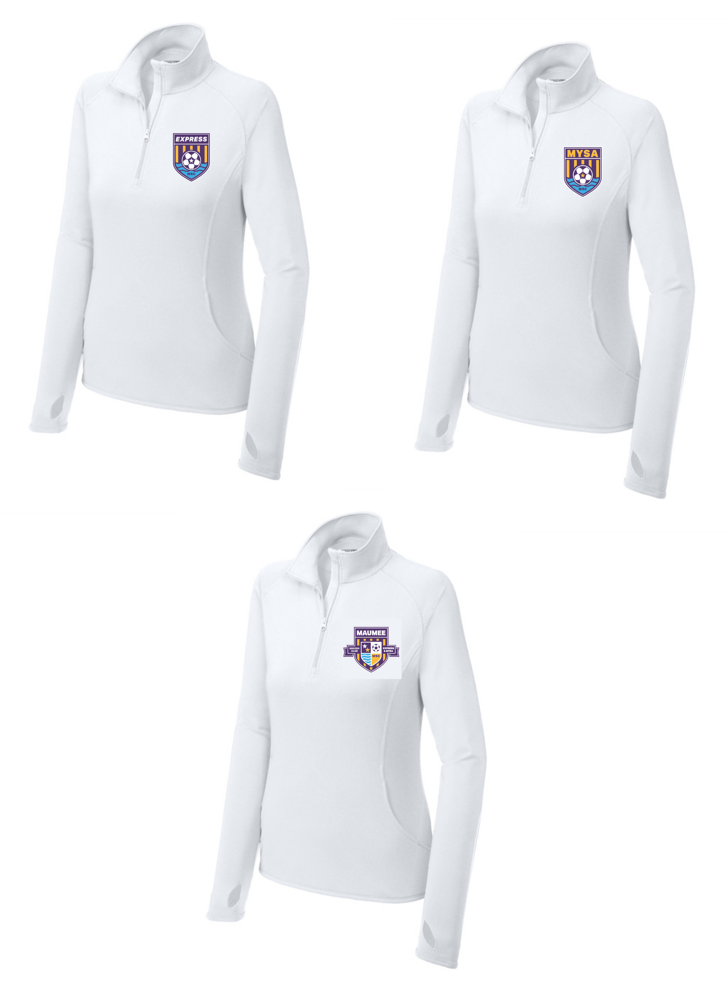 Sport-Tek Sport-Wick WOMEN'S Stretch 1/4 Zip Pullover MSC