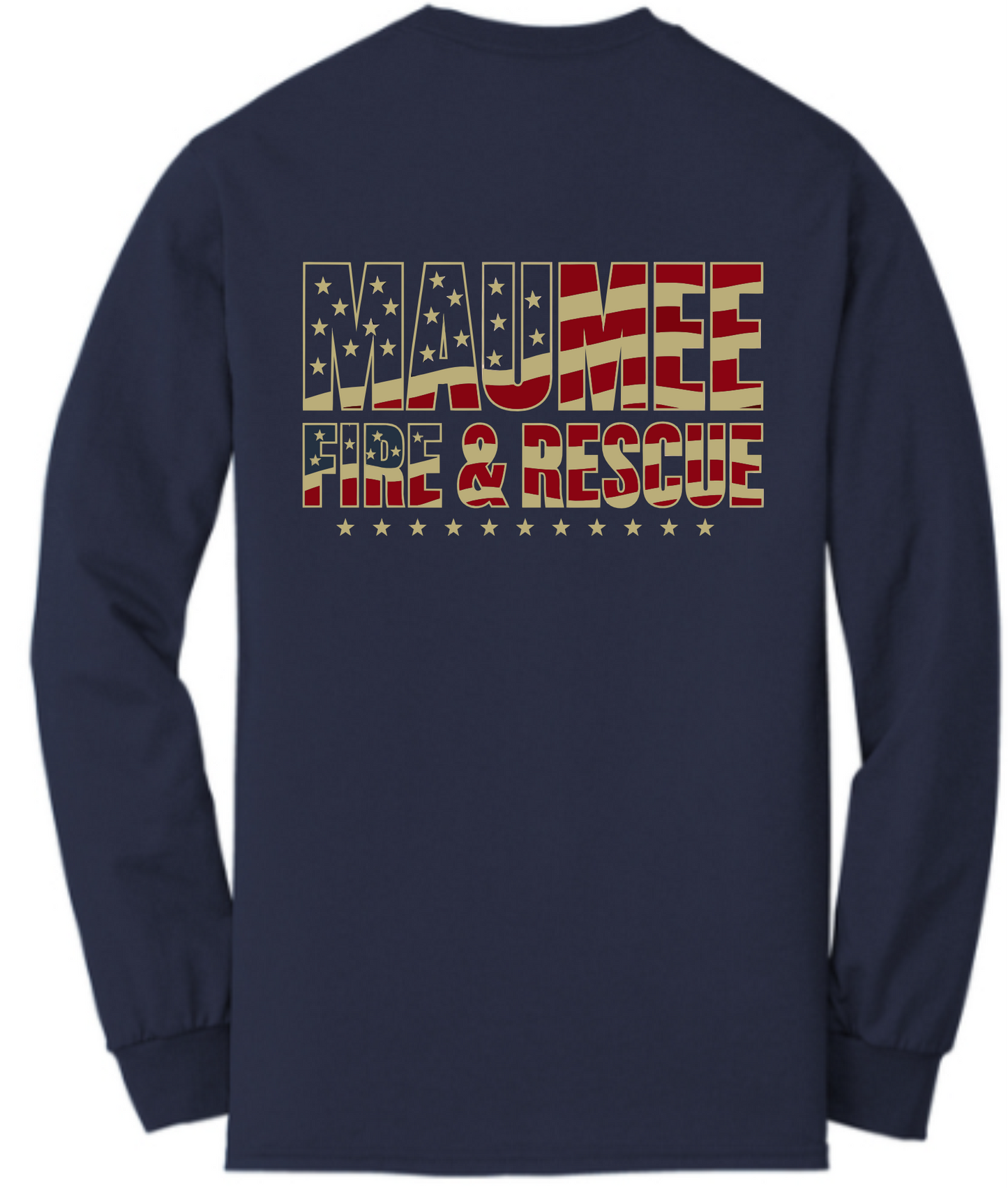 Gildan Long Sleeve Patriotic T-Shirt MFD