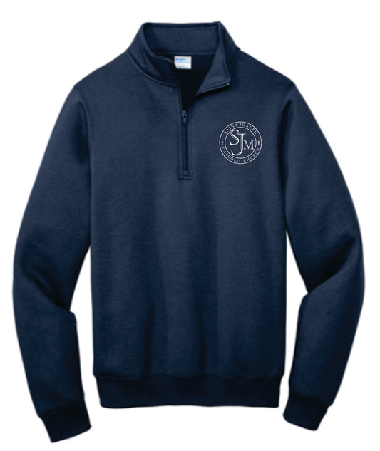 Port & Company Core Fleece 1/4 Zip Pullover Sweatshirt YOUTH & ADULT SJM