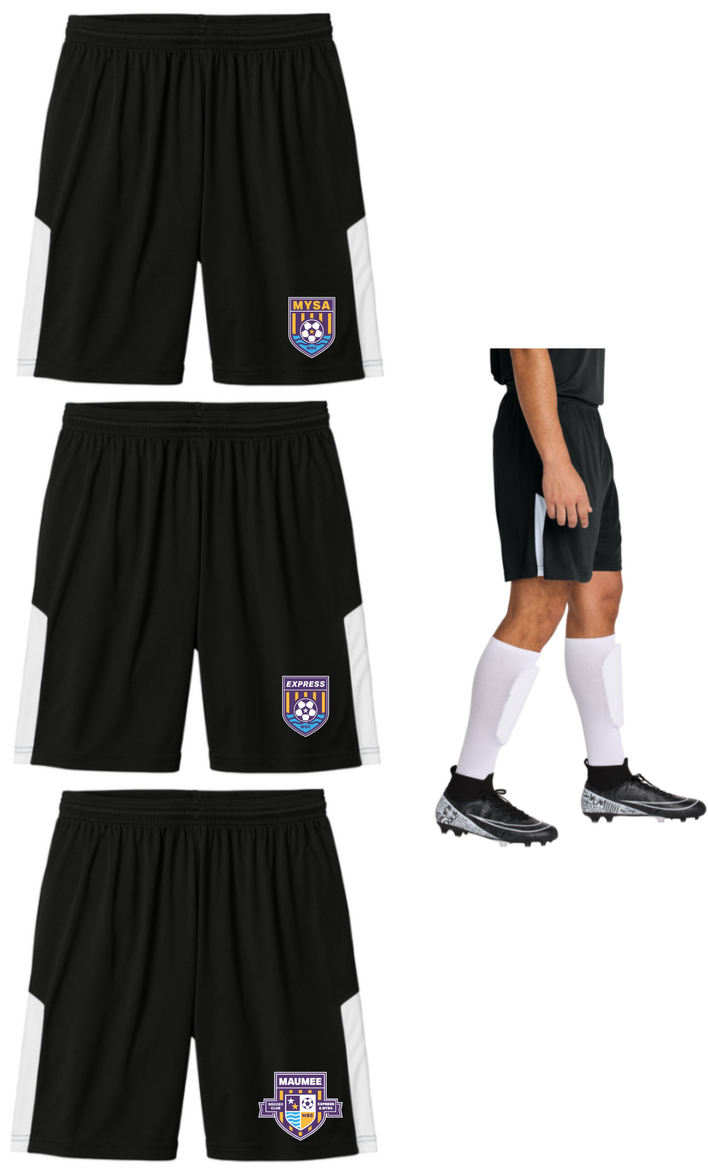 Sport Tek Competitor United YOUTH & ADULT Shorts MSC