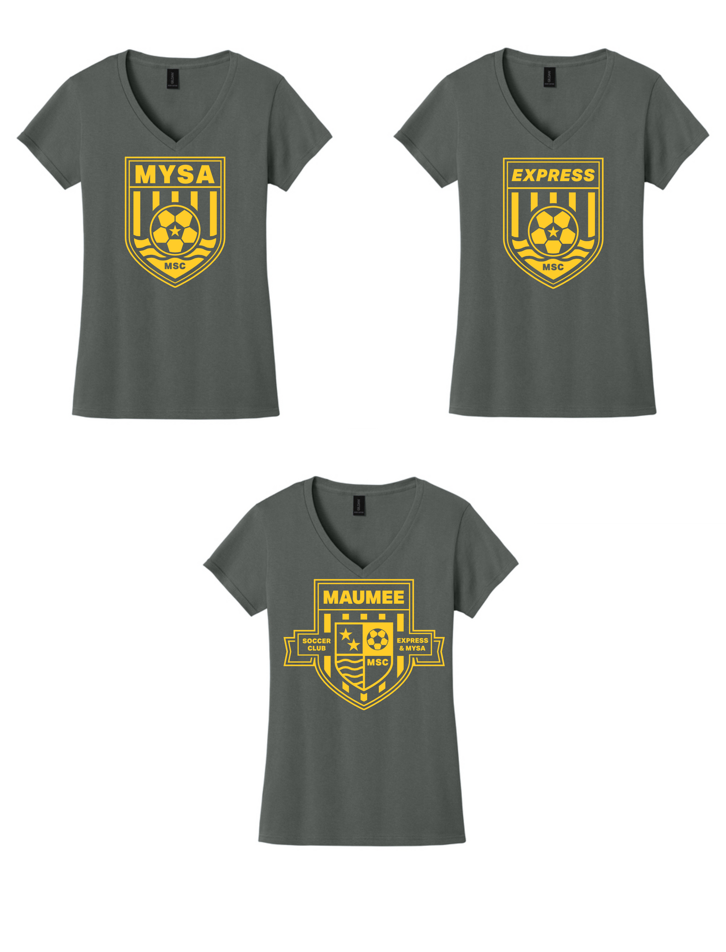 Gildan WOMEN'S Heavy Cotton V-Neck T-Shirt MSC