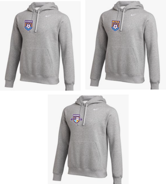 Nike Club Fleece Pullover Hoodie YOUTH & ADULT MSC