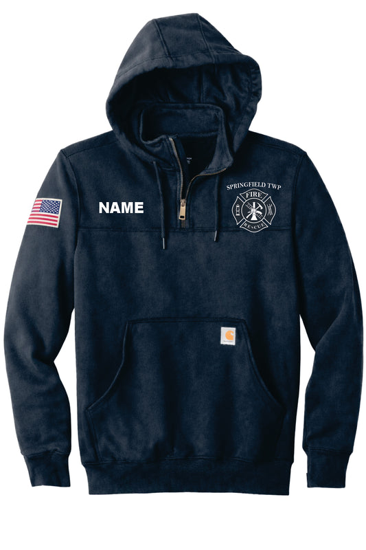 Carhartt® Rain Defender® Paxton Heavyweight Hooded Zip Mock Sweatshirt STFD