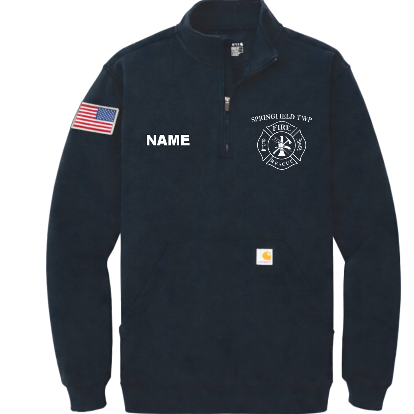 Carhartt Midweight 1/4-Zip Mock Neck Sweatshirt STFD