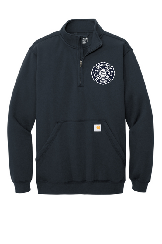 Carhartt Midweight 1/4 Zip Mock Neck Sweatshirt RDF