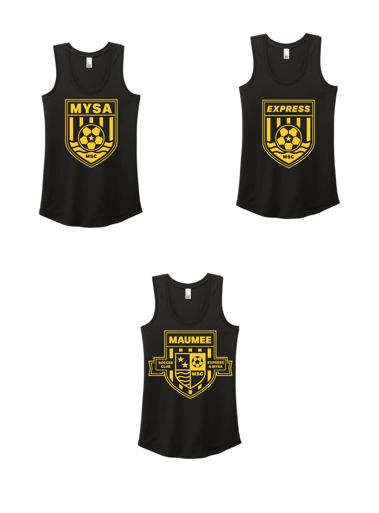 District WOMEN'S Perfect Tri Racerback Tank MSC