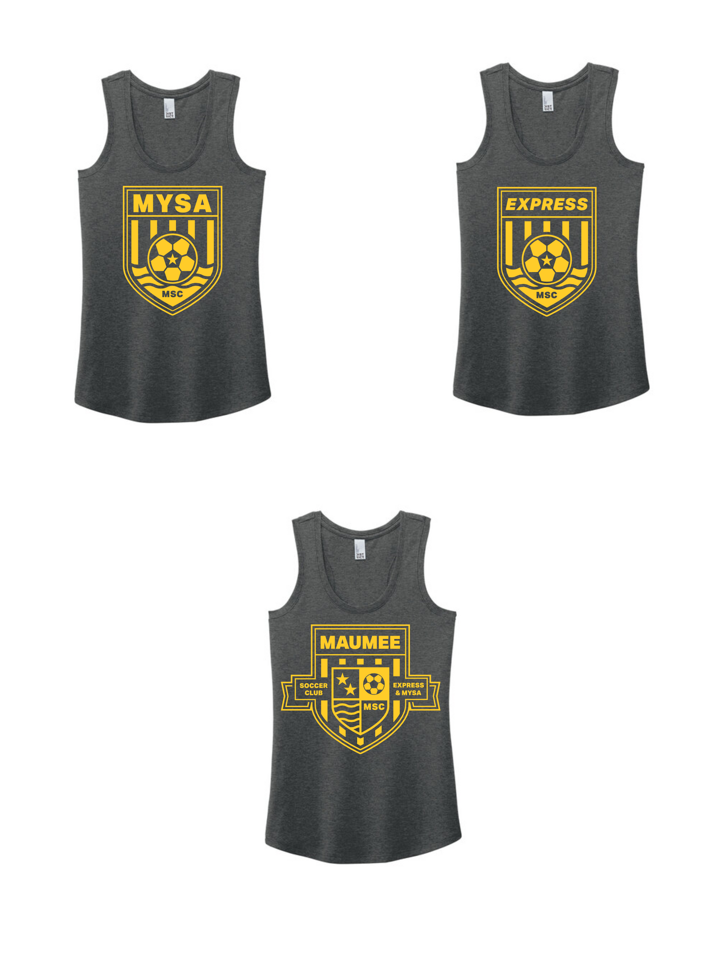 District WOMEN'S Perfect Tri Racerback Tank MSC