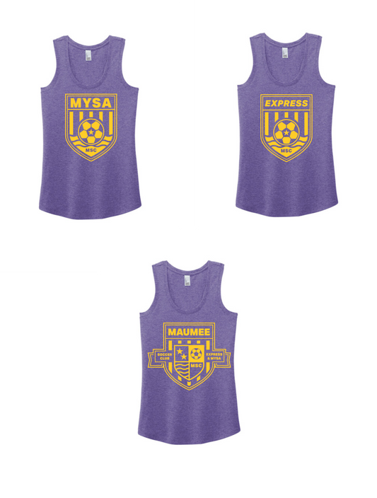 District WOMEN'S Perfect Tri Racerback Tank MSC