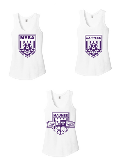 District WOMEN'S Perfect Tri Racerback Tank MSC