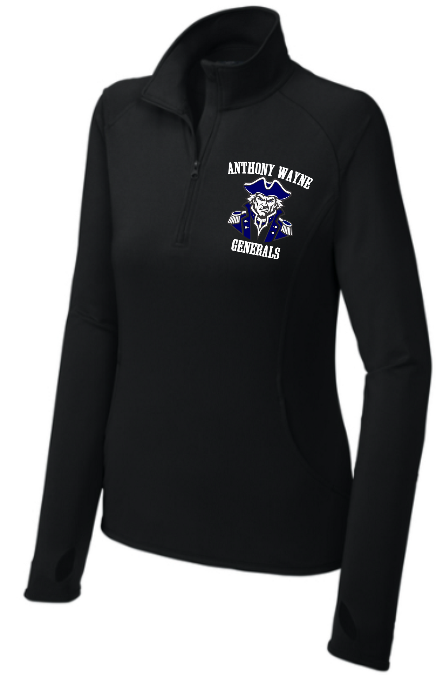 Sport-Wick Dry Fit 1/4 Zip Ladies Cut Pullover AW