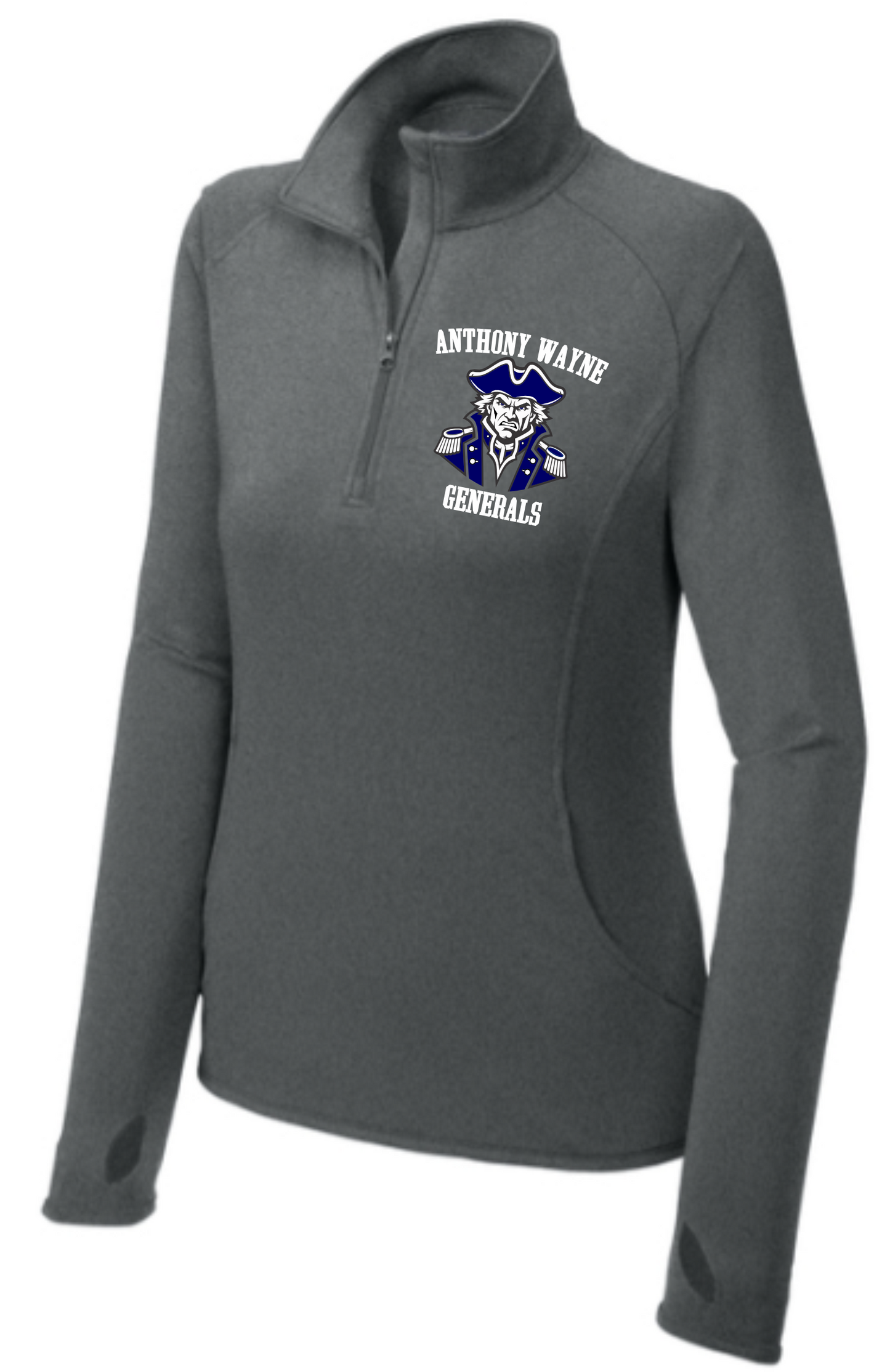 Sport-Wick Dry Fit 1/4 Zip Ladies Cut Pullover AW