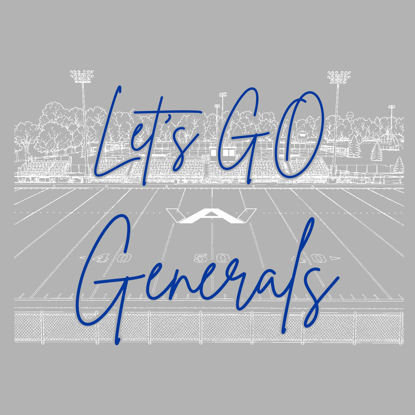 Let's GO Generals Stadium Design AW