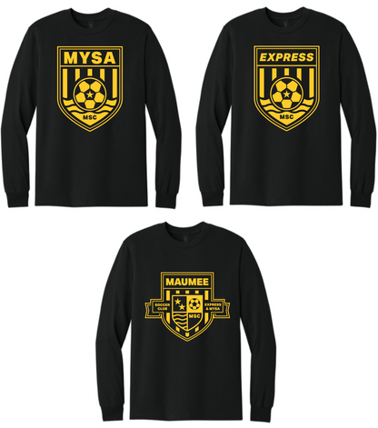 Gildan Heavy Cotton Long Sleeve T-Shirt YOUTH & ADULT MSC