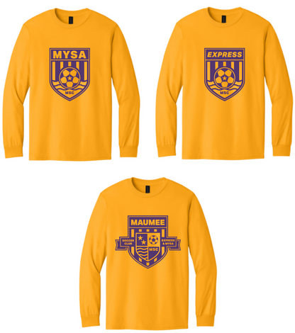 Gildan Heavy Cotton Long Sleeve T-Shirt YOUTH & ADULT MSC