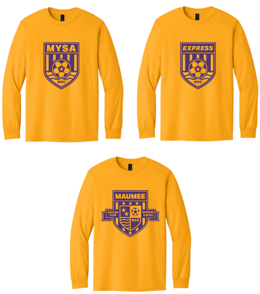 Gildan Heavy Cotton Long Sleeve T-Shirt YOUTH & ADULT MSC