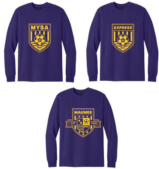 Gildan Heavy Cotton Long Sleeve T-Shirt YOUTH & ADULT MSC