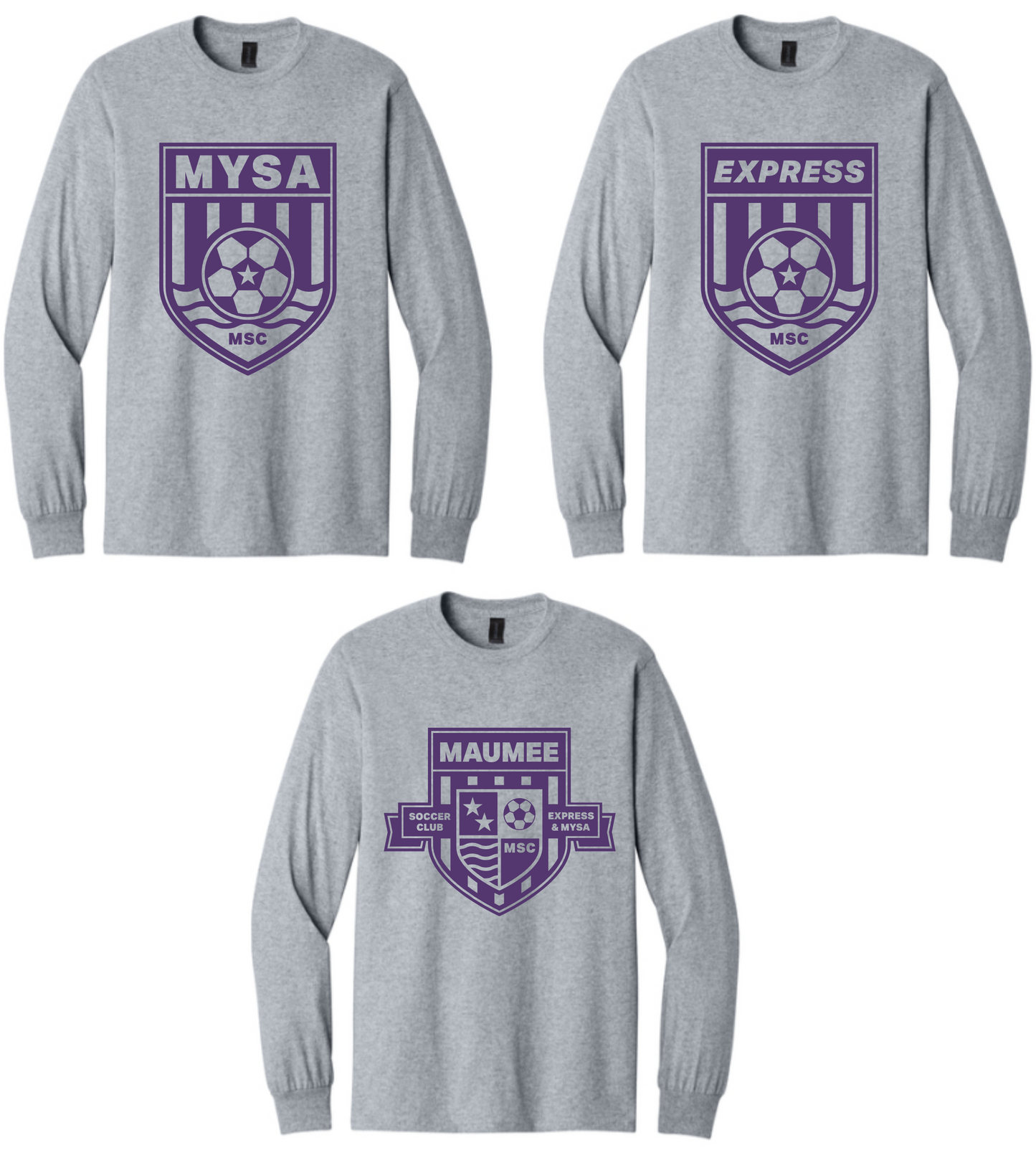 Gildan Heavy Cotton Long Sleeve T-Shirt YOUTH & ADULT MSC