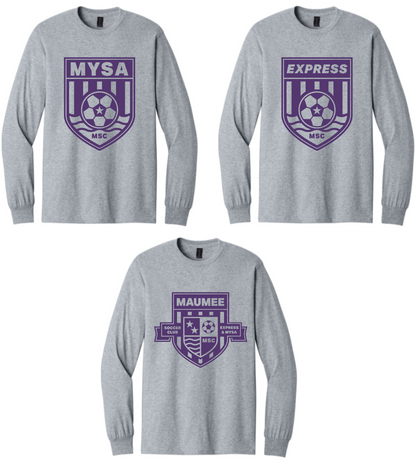 Gildan Heavy Cotton Long Sleeve T-Shirt YOUTH & ADULT MSC