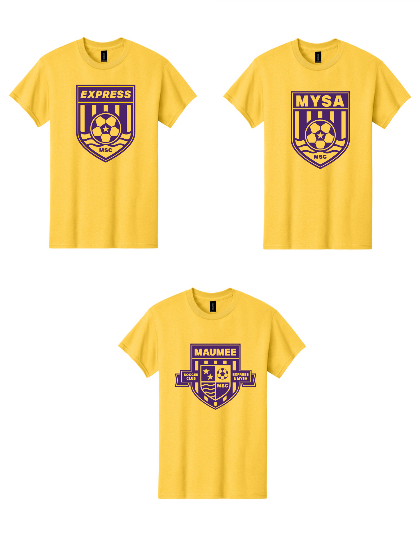 Port & Company Cotton Short Sleeve T-Shirt YOUTH & ADULT MSC