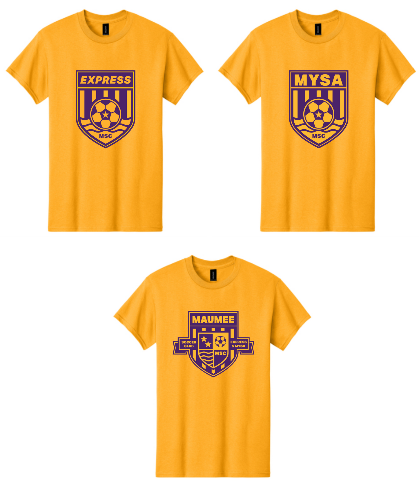 Port & Company Cotton Short Sleeve T-Shirt YOUTH & ADULT MSC