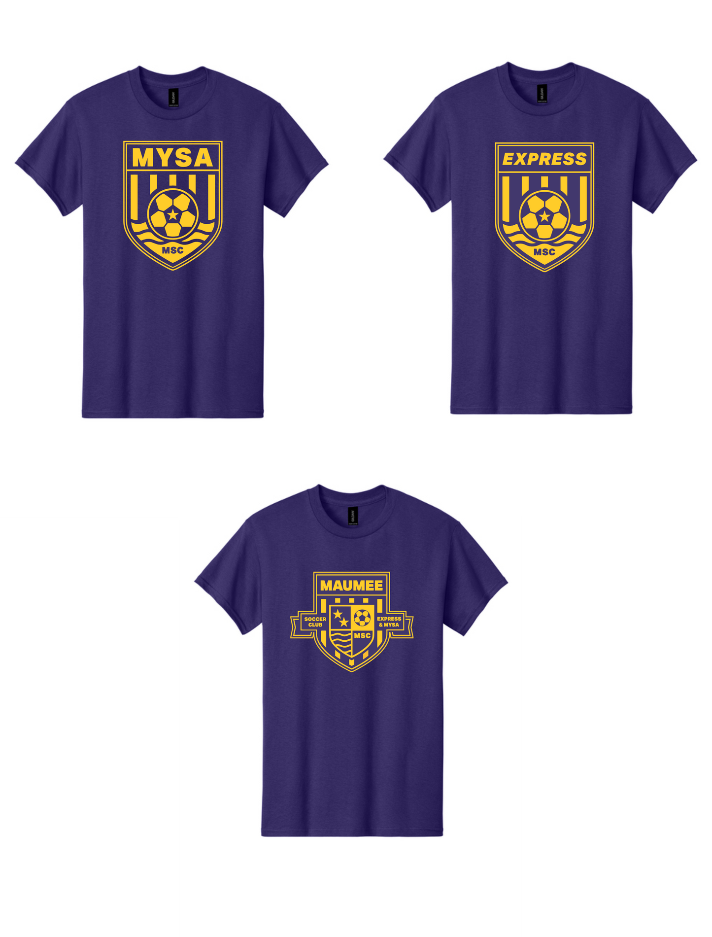 Port & Company Cotton Short Sleeve T-Shirt YOUTH & ADULT MSC