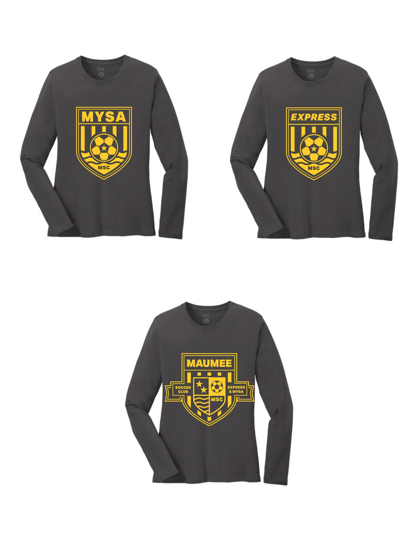 Port & Co WOMEN'S Long Sleeve Core Cotton Tee  MSC