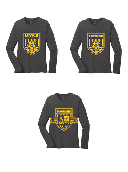 Port & Co WOMEN'S Long Sleeve Core Cotton Tee  MSC