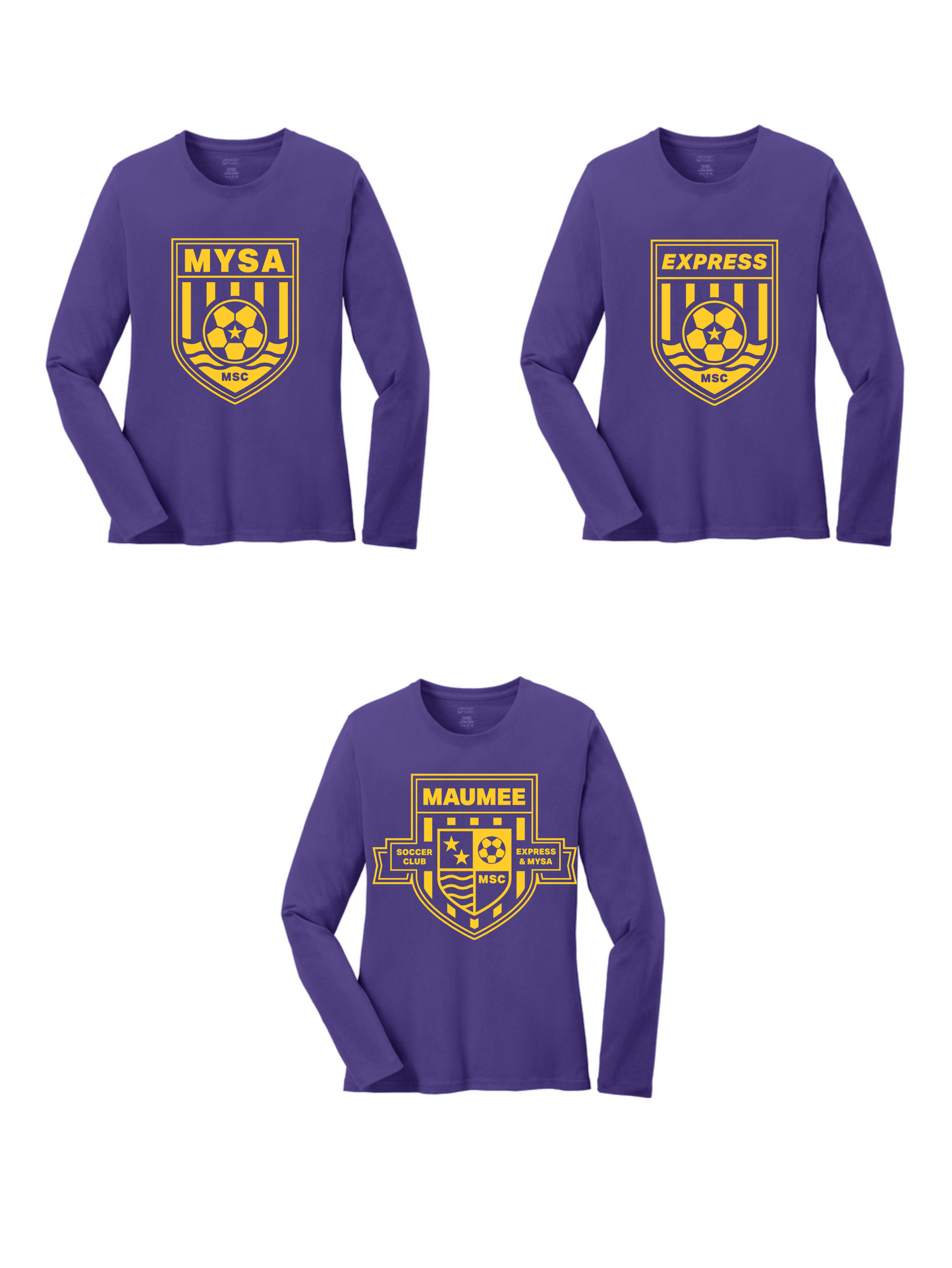 Port & Co WOMEN'S Long Sleeve Core Cotton Tee  MSC