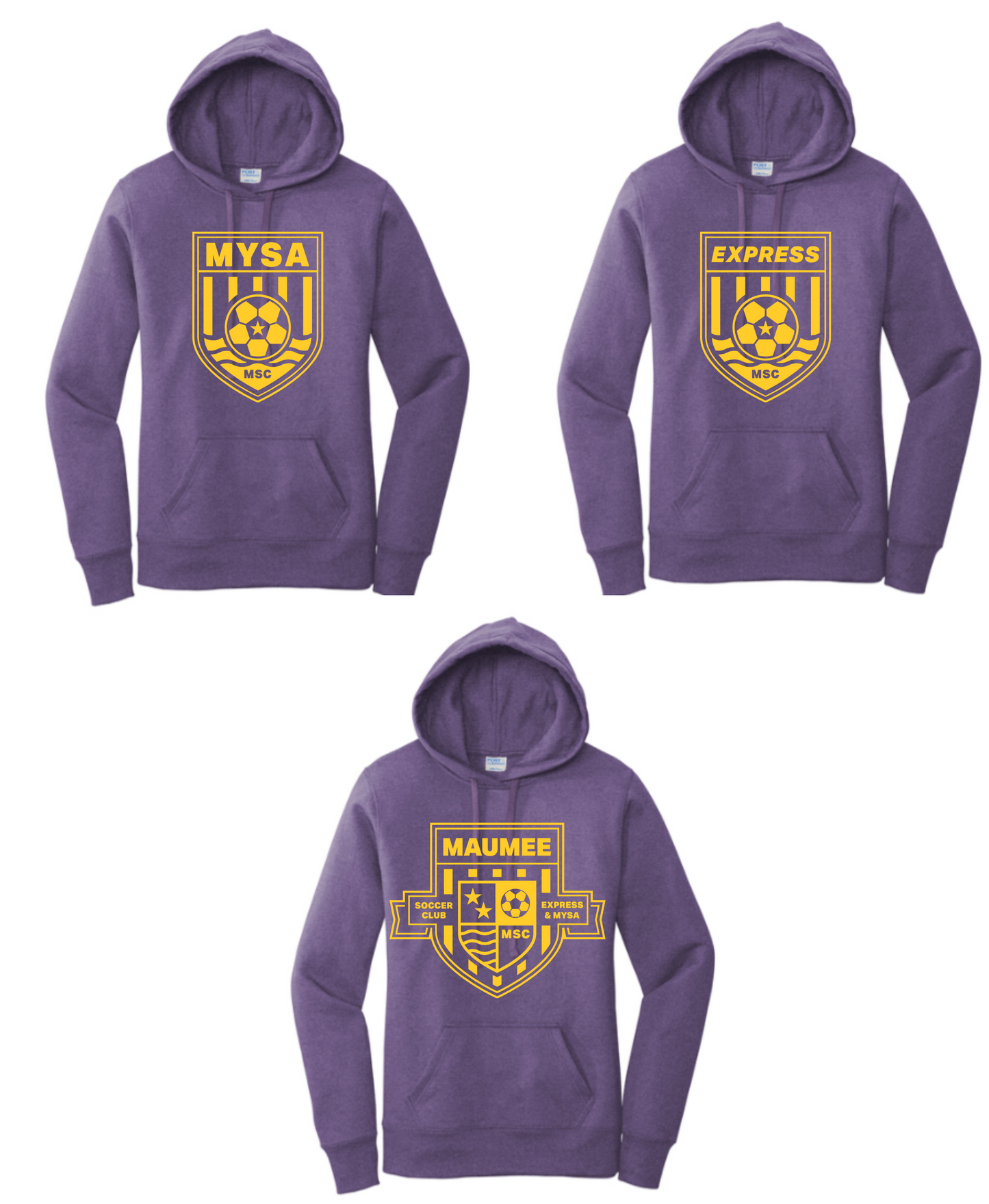 Port & Company WOMEN'S Hooded Sweatshirt  MSC