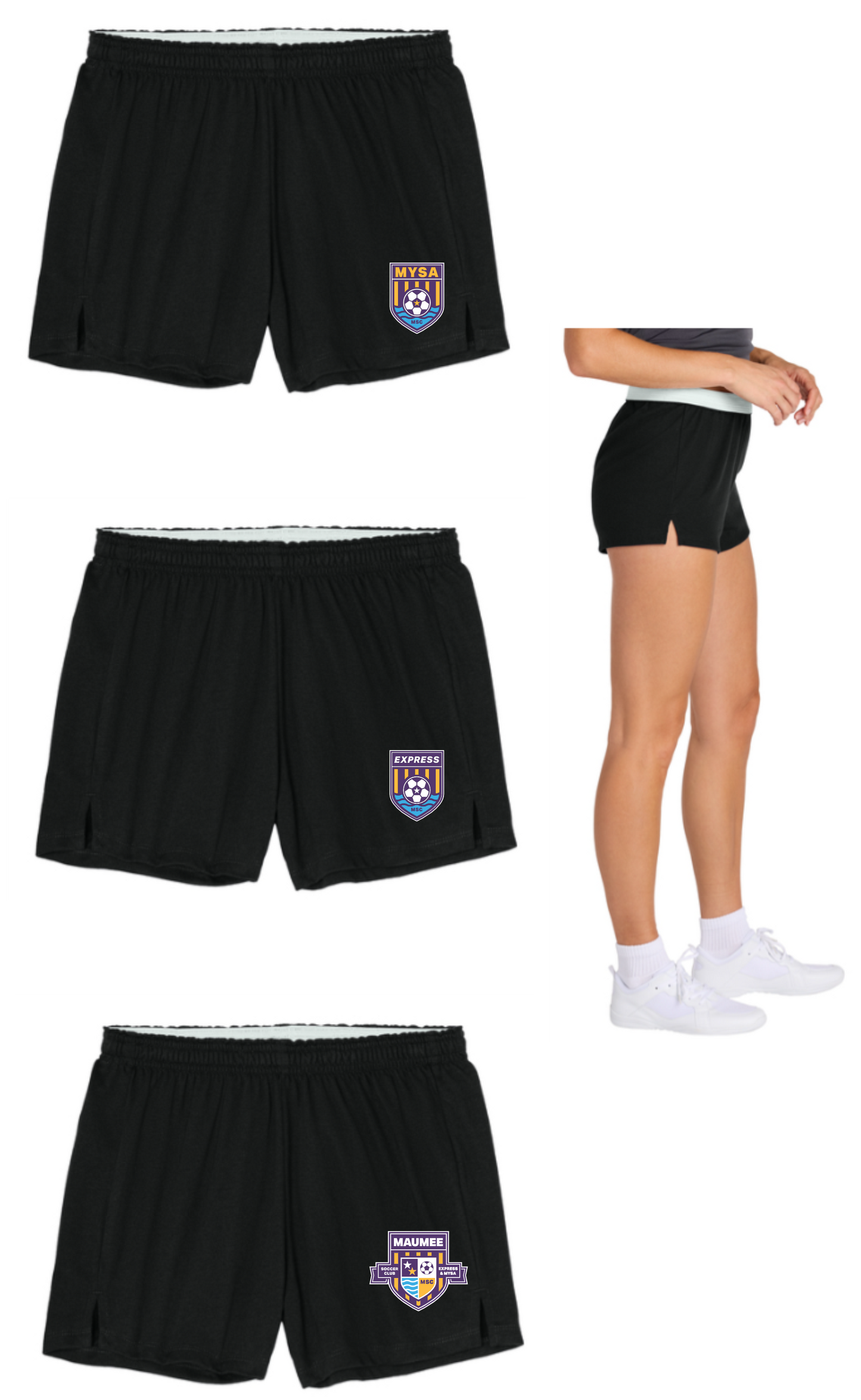 Sport-Tek WOMEN's & GIRL's Jersey Knit Squad Shorts MSC