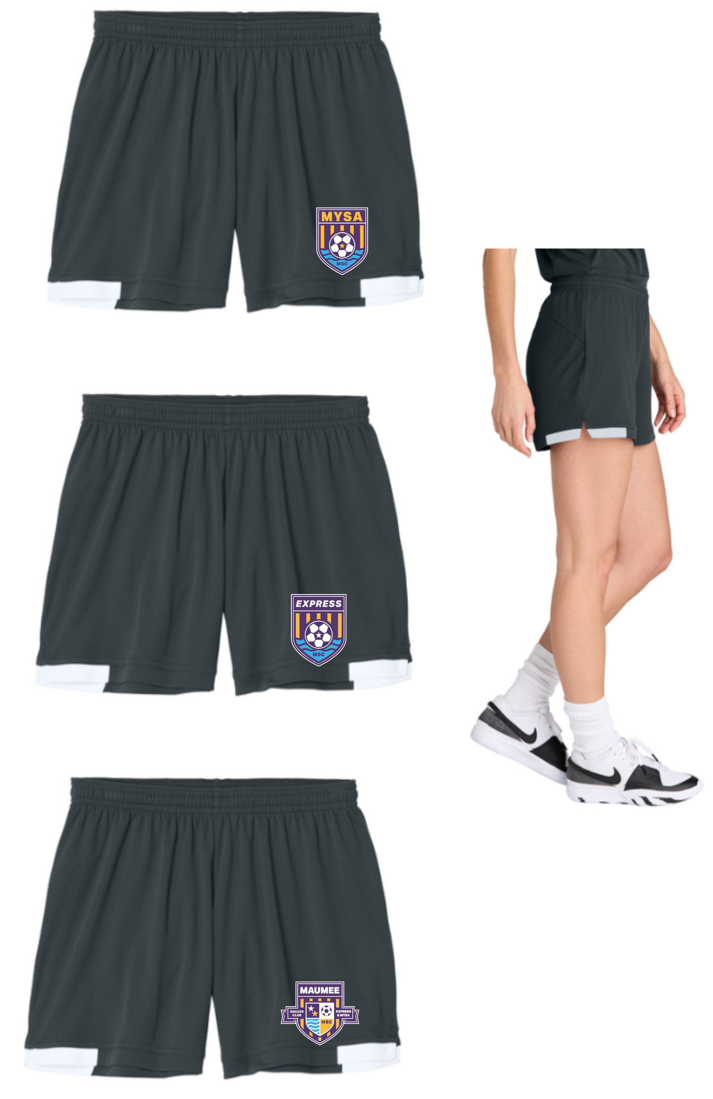 Sport-Tek WOMEN's Club 5" Shorts MSC