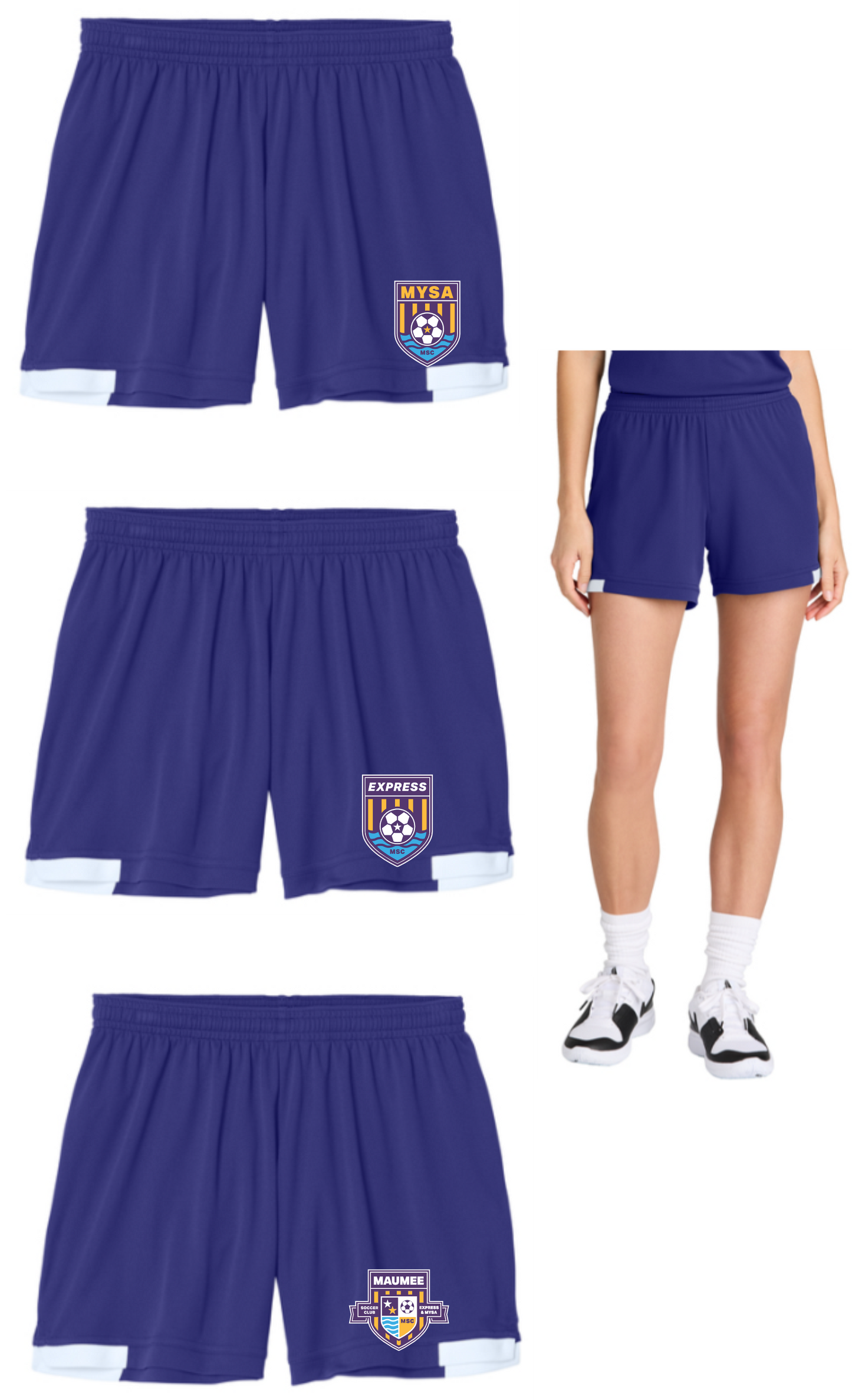 Sport-Tek WOMEN's Club 5" Shorts MSC