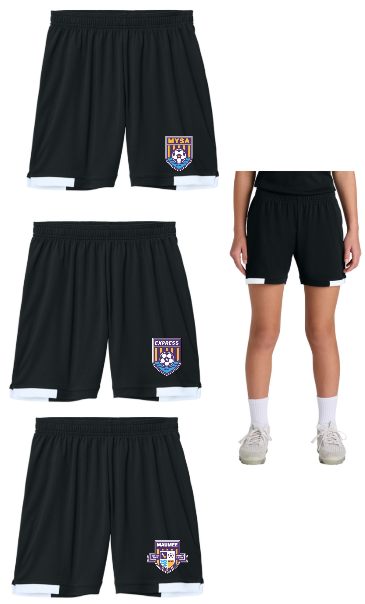 Sport-Tek WOMEN's Club 5" Shorts MSC