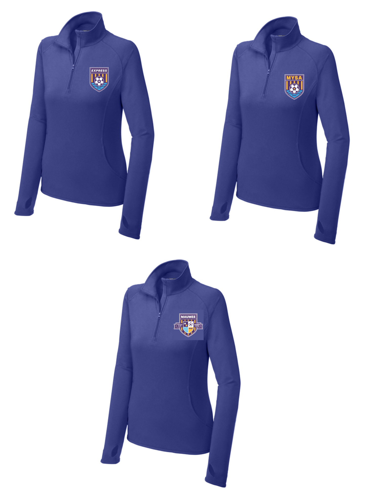 Sport-Tek Sport-Wick WOMEN'S Stretch 1/4 Zip Pullover MSC