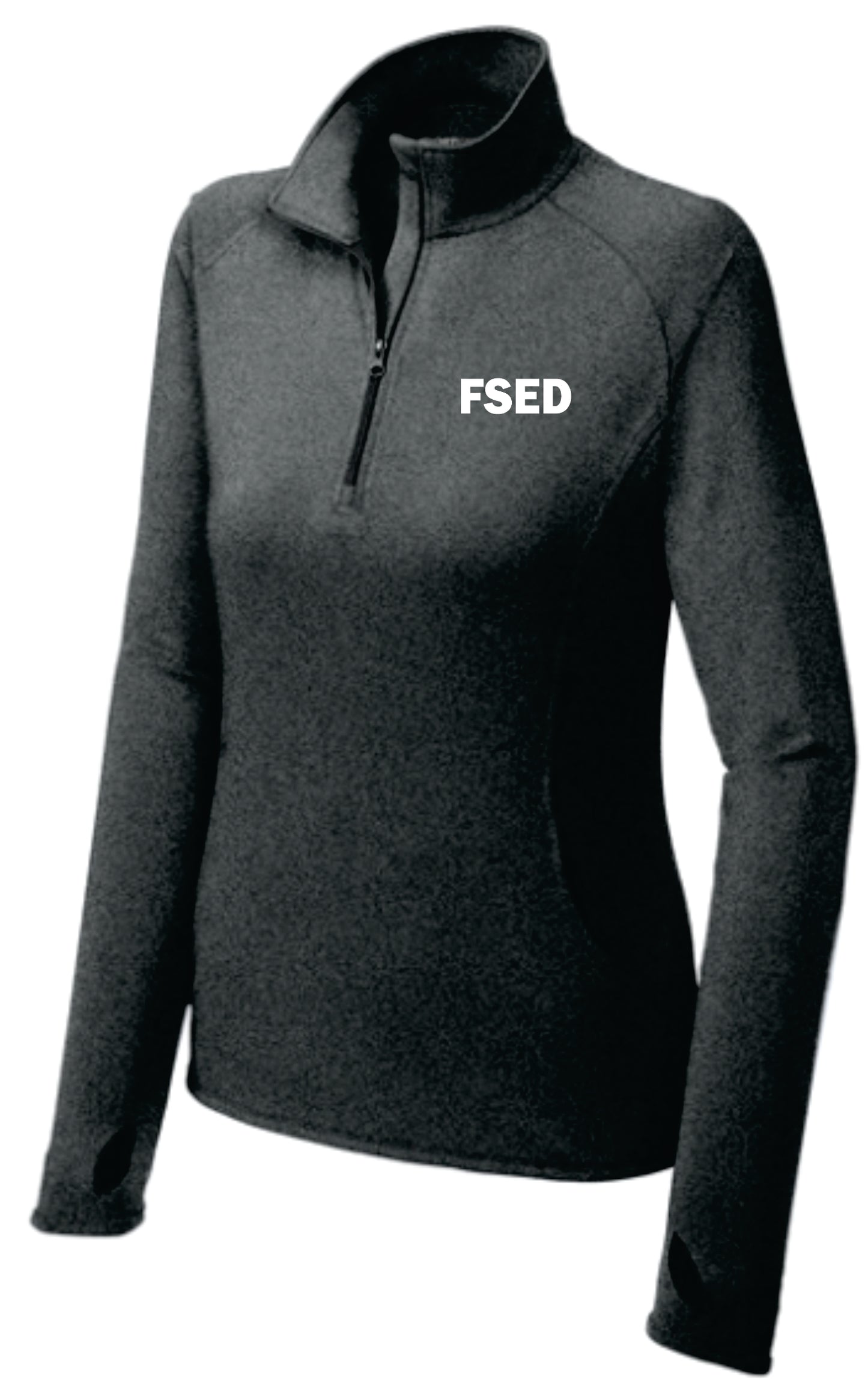 Sport-Tek Sport-Wick 1/4 Zip Pullover - Women's Cut FSED