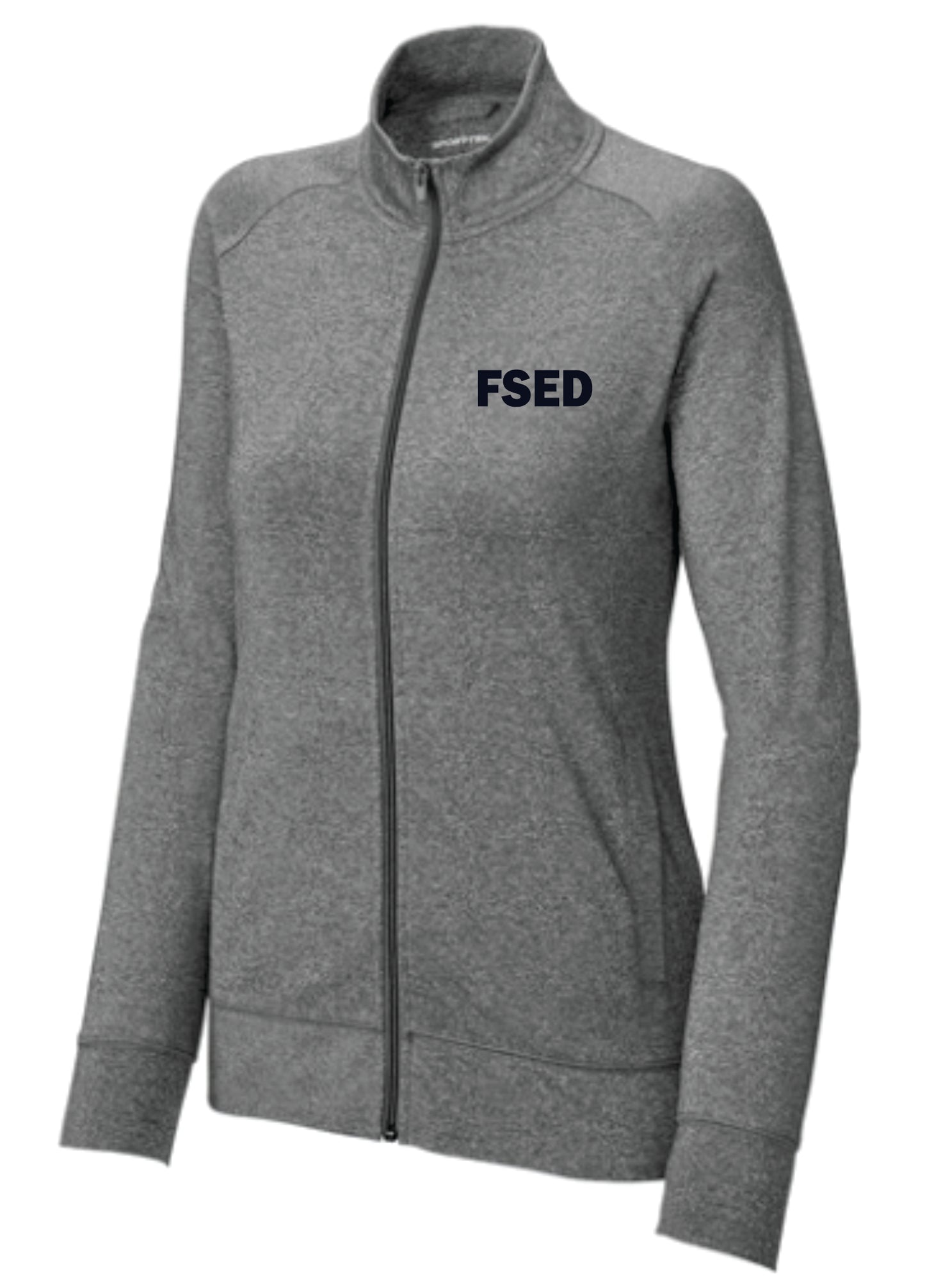 Sport-Tek Sport-Wick Full Zip Cadet Jacket - Women's Cut FSED