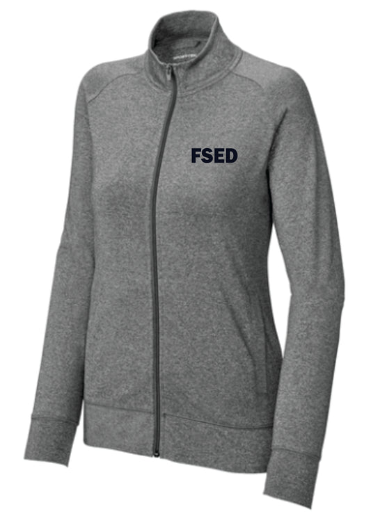 Sport-Tek Sport-Wick Full Zip Cadet Jacket - Women's Cut FSED