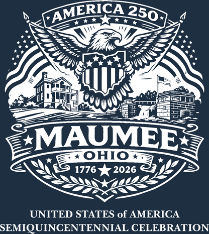 MAUMEE, Ohio July 4th Commemorative T-Shirt HIT