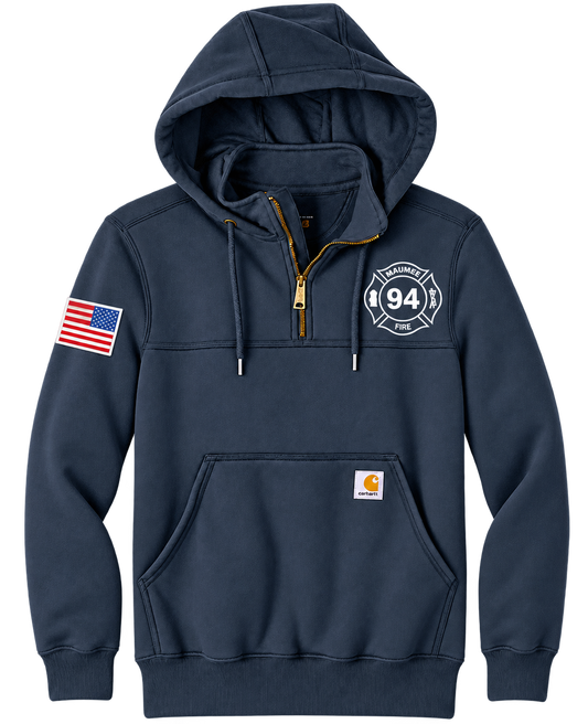 Carhartt® Rain Defender® Paxton Heavyweight Hooded Zip Mock Sweatshirt MFD