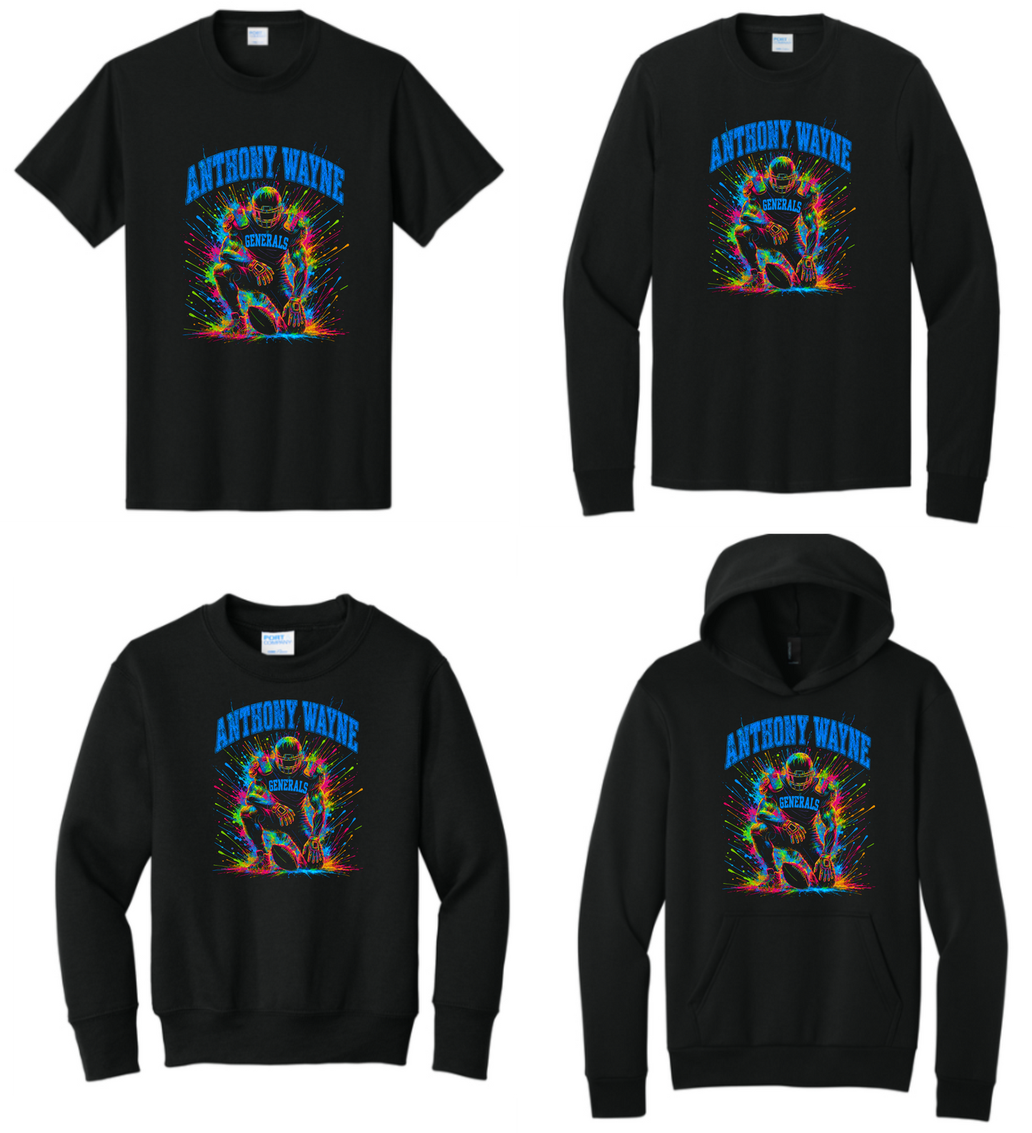 Neon Design on Black AW