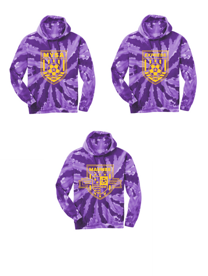 Port & Company Tie-Dye Hooded Sweatshirt YOUTH & ADULT MSC
