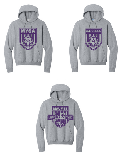 Port & Company Hooded Sweatshirt YOUTH & ADULT MSC
