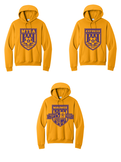 Port & Company Hooded Sweatshirt YOUTH & ADULT MSC