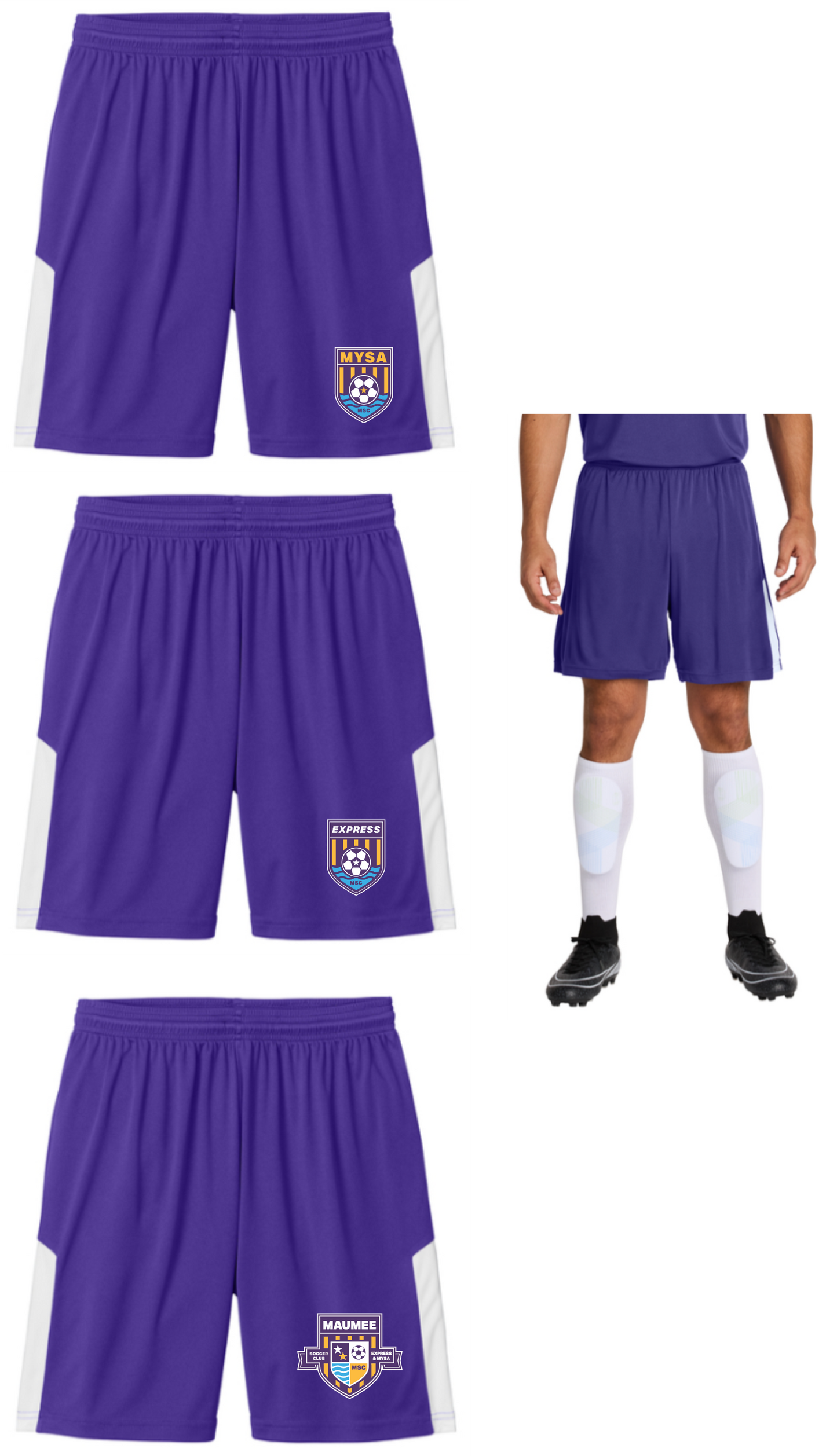 Sport Tek Competitor United YOUTH & ADULT Shorts MSC