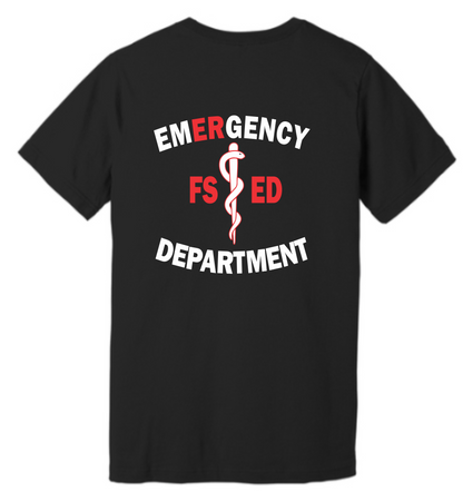 Bella+Canvas Unisex Short Sleeve Tee - Snake & Staff Design FSED
