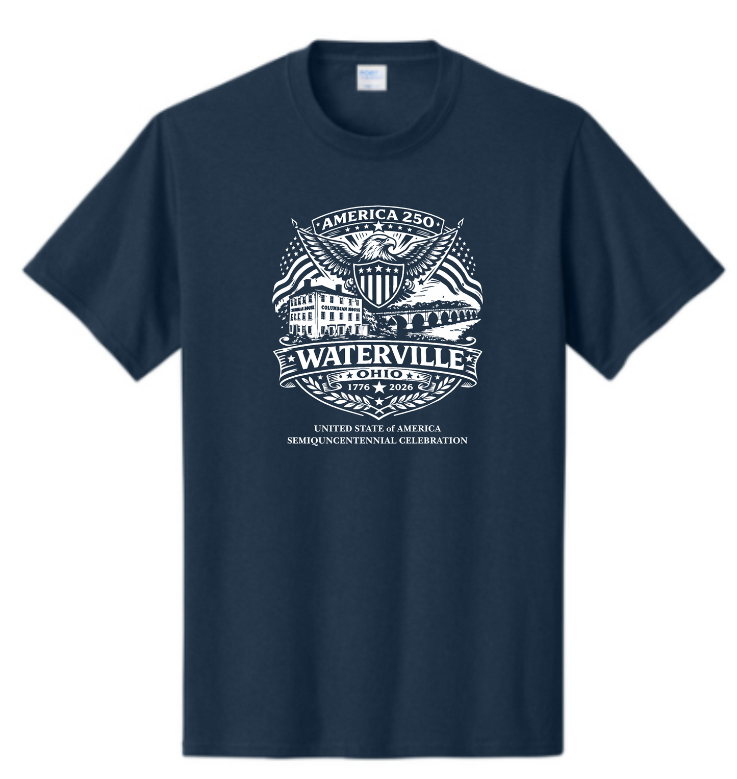 WATERVILLE, Ohio July 4th Commemorative T-Shirt HIT